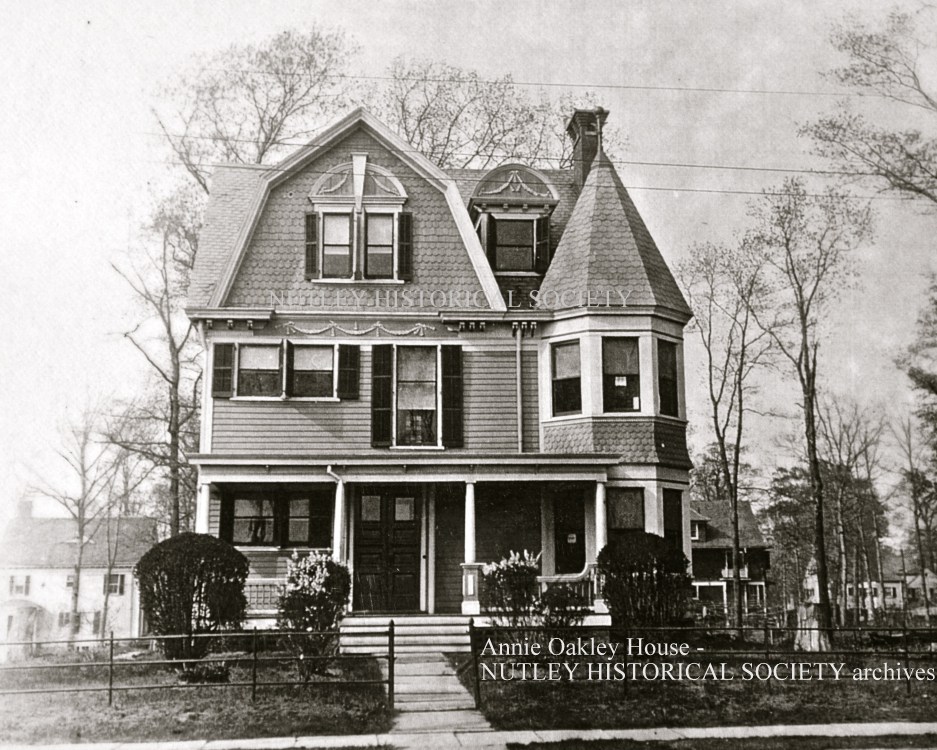 Annie Oakley lived in Nutley, NJ, see her antiques in Nutley Museum