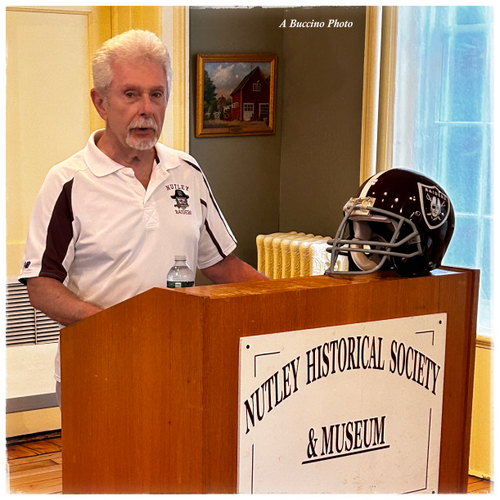 George Ackerman, NHS Sports Historian.