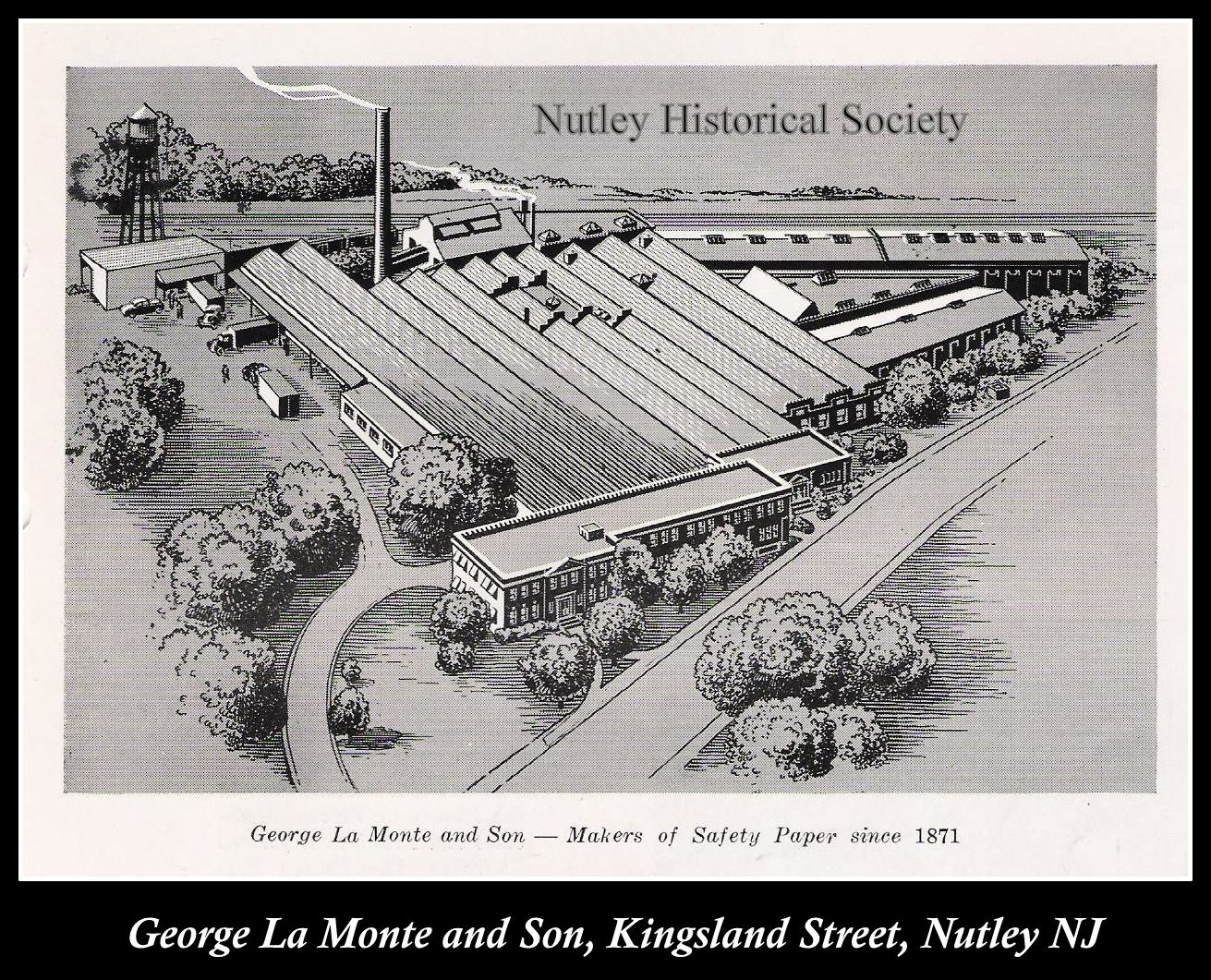 George La Monte & Sons, Safety Paper, Kingsland St. Nutley NJ