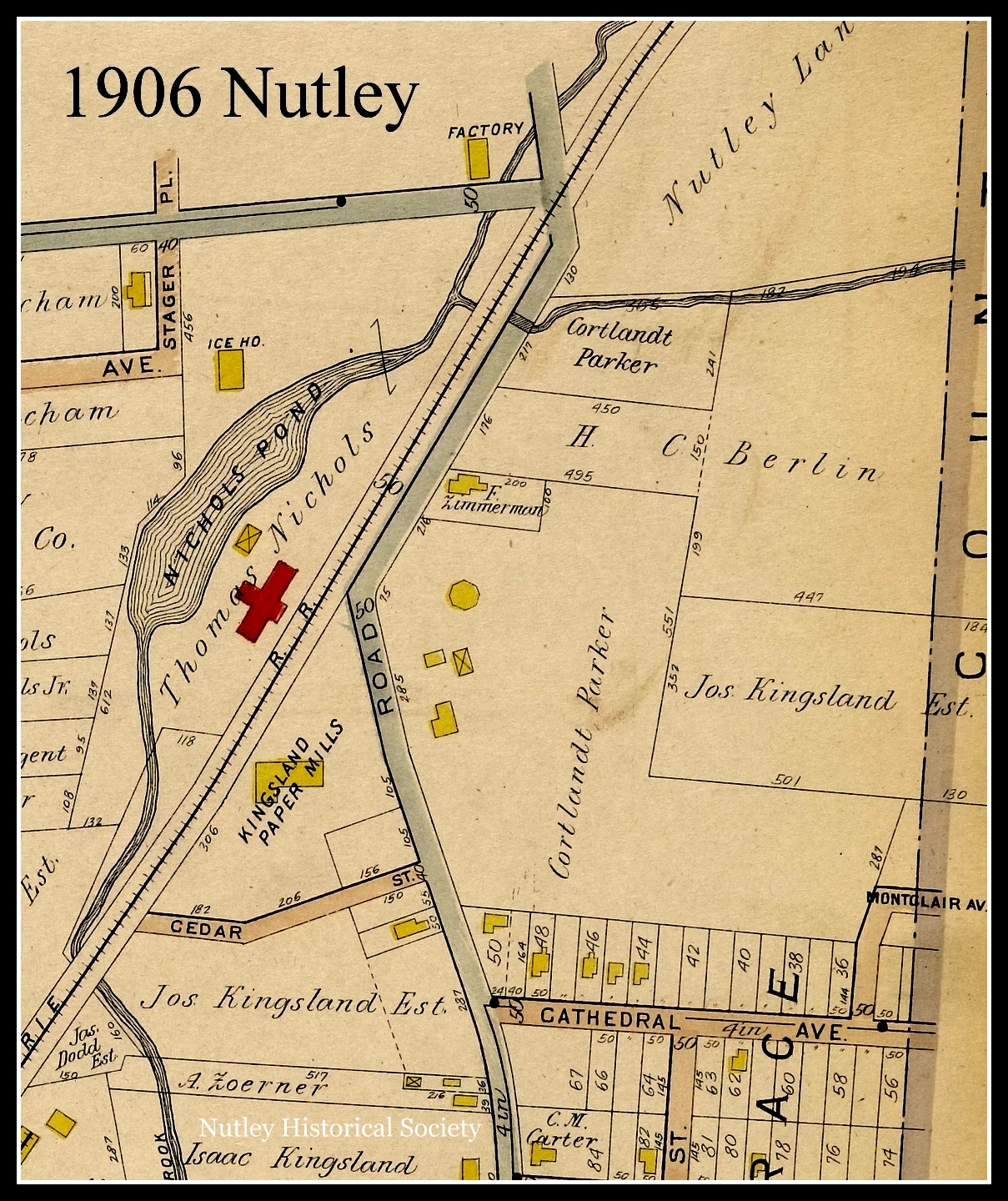 Kingsland Paper Mills, Franklin (later Nutley) NJ