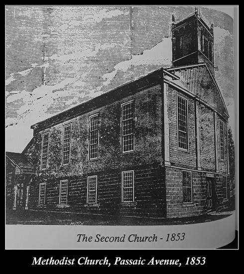 Methodist Church, Second Church, Passaic Avenue, 1853, Nutley NJ