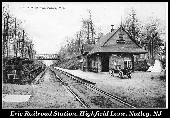 Nutley Historical Society photo collection: Erie RR Highfield Lane station