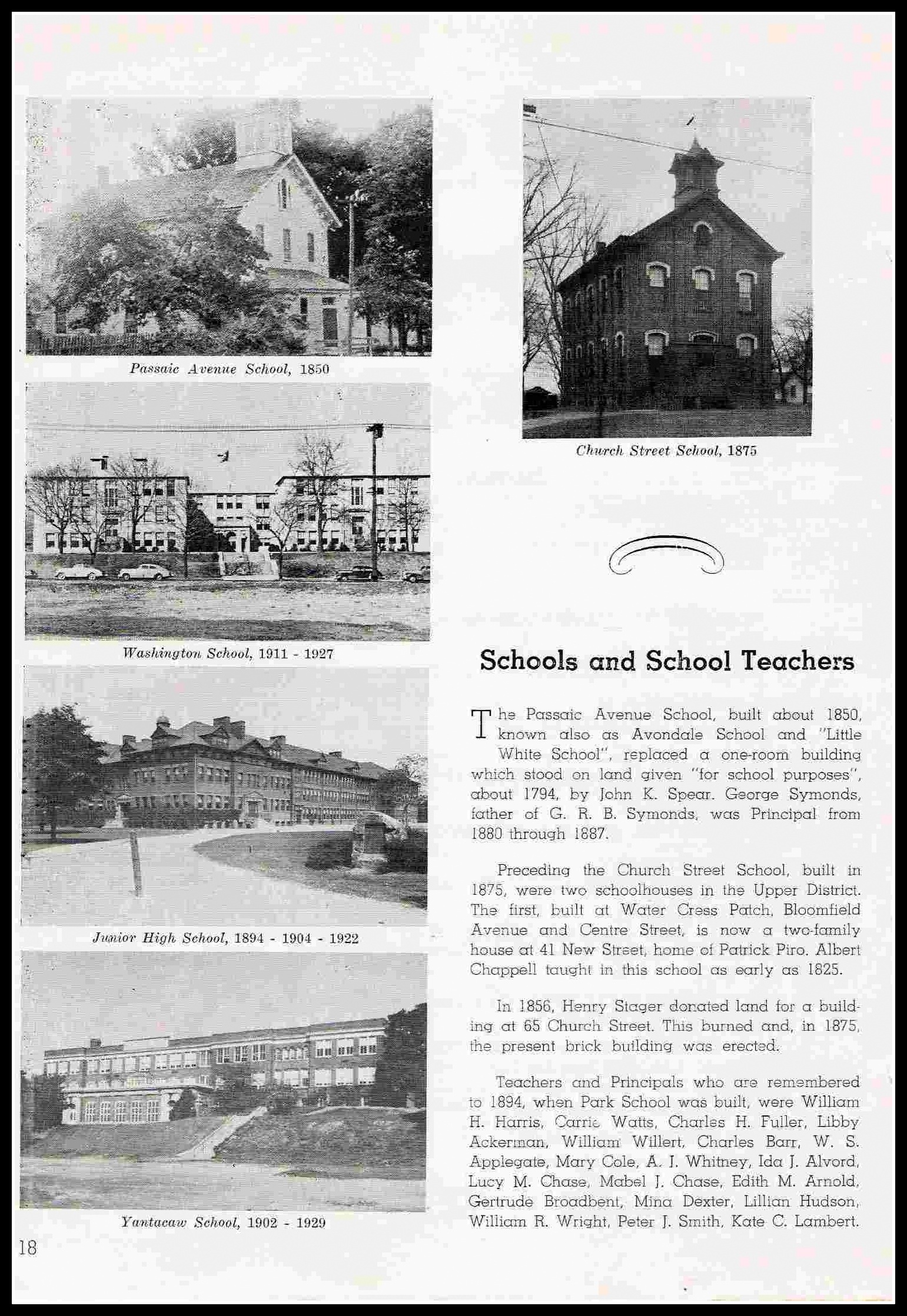 Nutley NJ schools, Nutley Historical Society