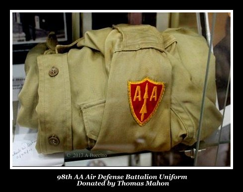 98th AA Air Defense Battalion Uniform